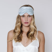 Silk Sleep Mask Sky Blue
